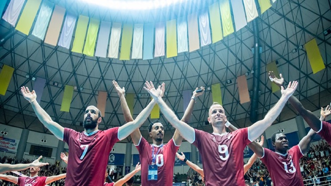 تیم ملی والیبال قطر بر سکوی سوم آسیا