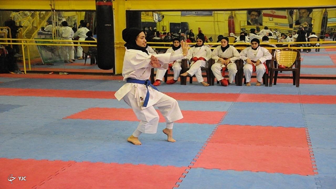 درخشش دختران کاراته‌کای مهابادی در مسابقات کشوری