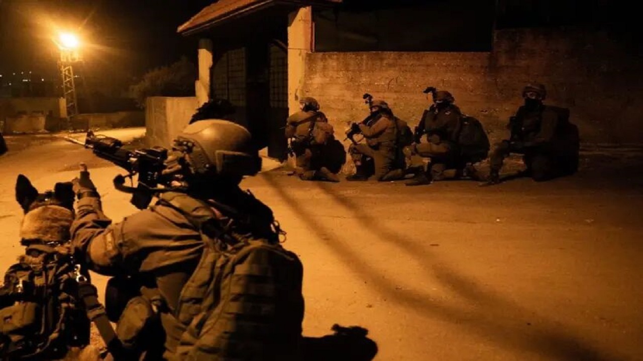 یورش شبانه نظامیان صهیونیست به شمال کرانه باختری