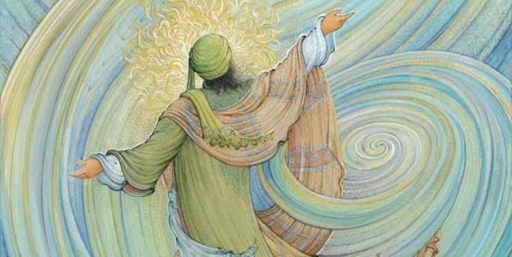 رونمایی از تابلو معراج اثر نگارگر اصفهانی