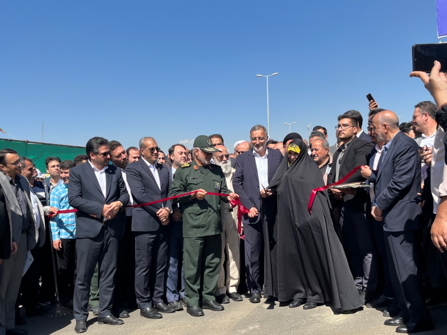افتتاح بزرگراه شهید بروجردی