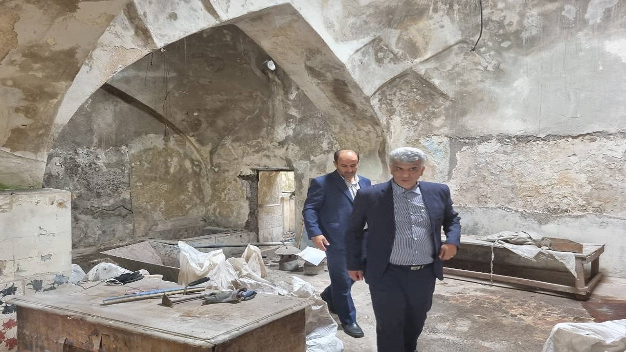 حمام تاریخی شاقاجی مرمت می‌شود