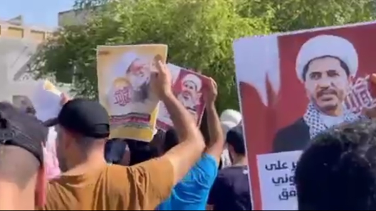 راهپیمایی حمایت از غزه در بحرین + فیلم