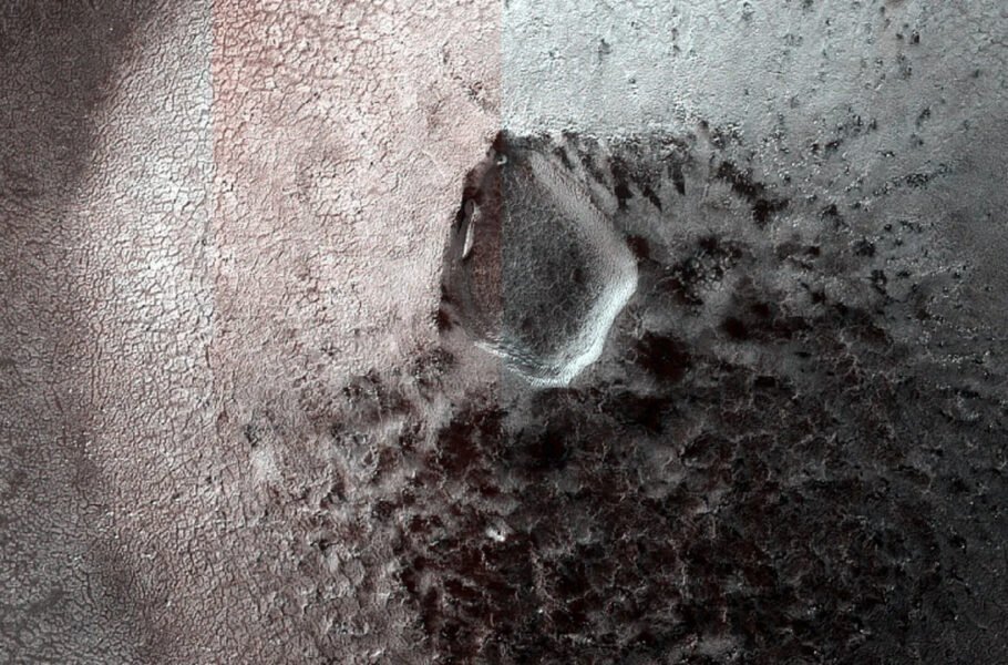 تصاویر شبیه عنکبوت از سطح مریخ