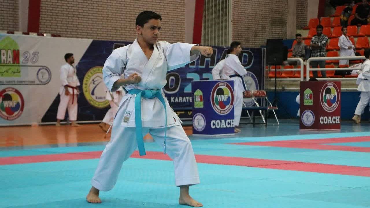 کاتاکای نونهال کرمانی بر سکوی سوم مسابقات بین‌المللی کاراته