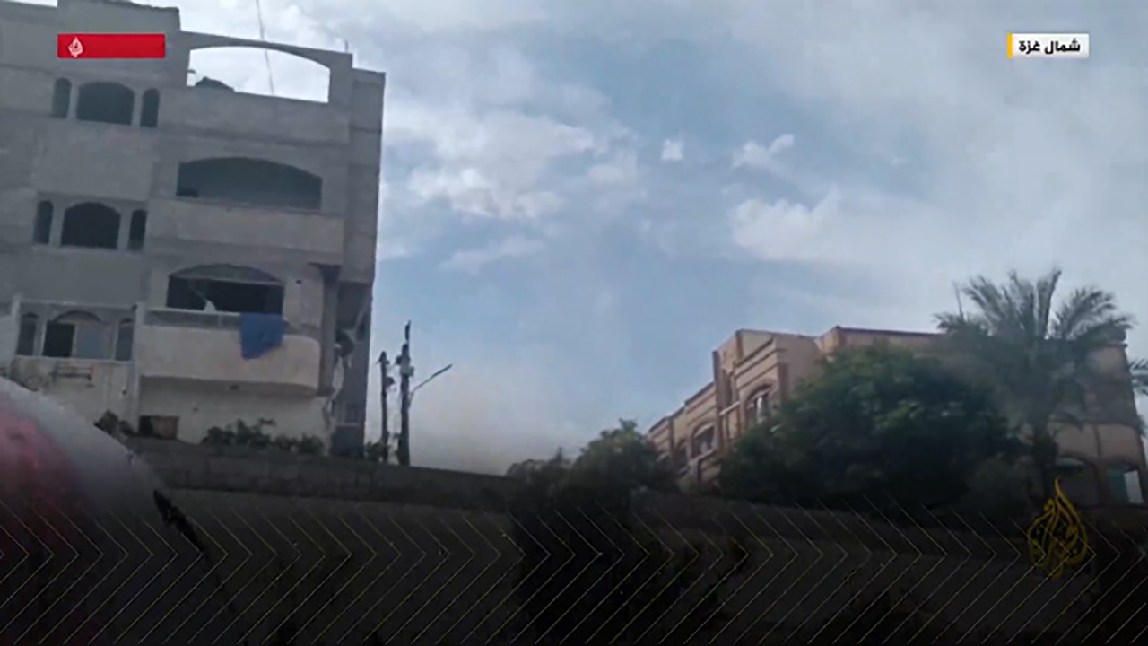 لحظه حمله ارتش رژیم صهیونیستی به خبرنگاران شبکه الجزیره
