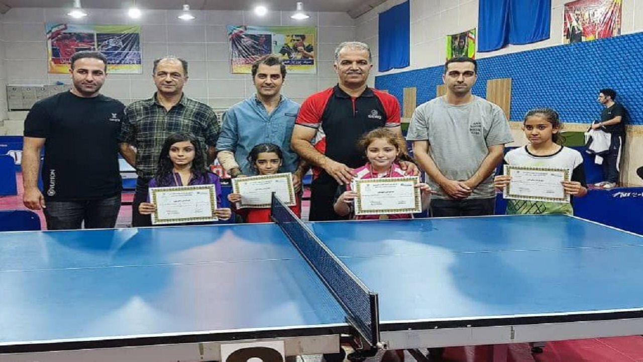 برگزاری مرحله نهایی مسابقات تنیس روی میز نونهالان منطقه ۲ کشور در بابل