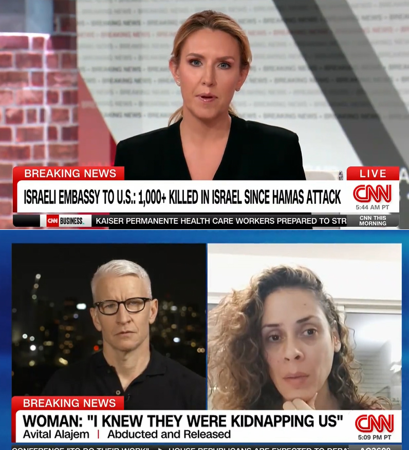 سیاه پوش شدن مجری‌های CNN