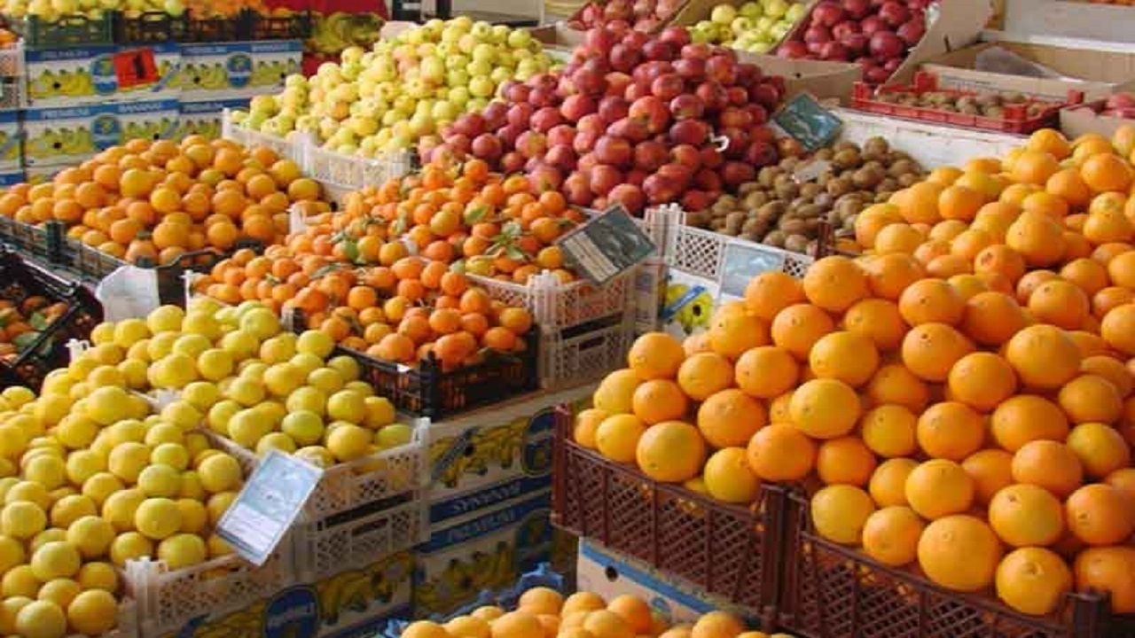 ثبات قیمت میوه و صیفی در هفته دوم آبان