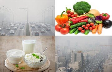 کاهش اثرات آلودگی هوا با تغذیه سالم + فیلم