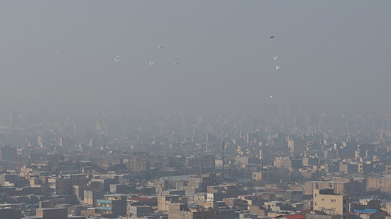 آلودگی هوای شهر پردیس به روایت تصویر