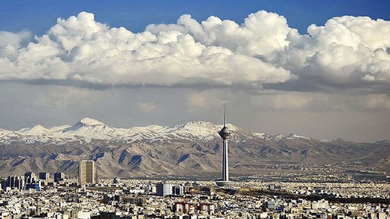 تصویری از تفاوت یک روز آلوده و پاک در تهران