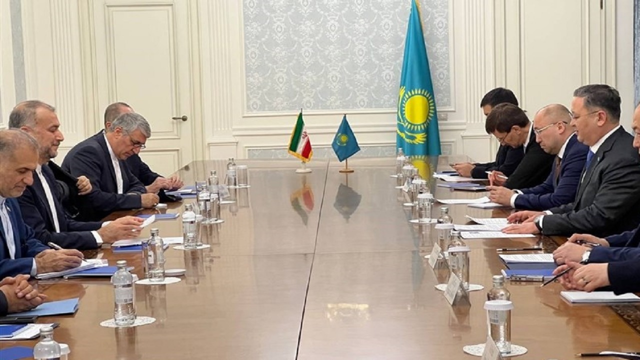 امیرعبداللهیان: از نقش قزاقستان در کمک به حل مناقشات منطقه‌ای تشکر می‌کنم