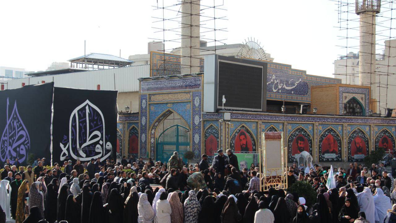 مراسم وداع با شهدا در آستان امامزاده صالح(ع)