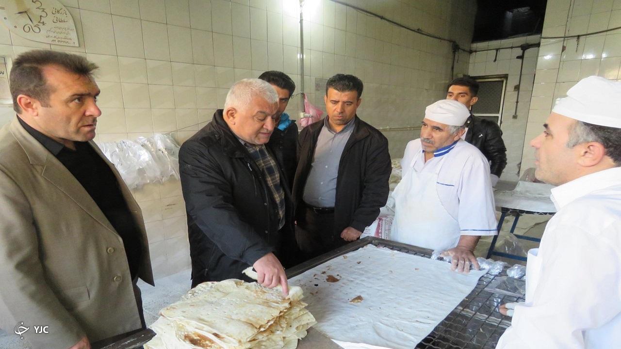 تداوم بازدید سرزده فرماندار ویژه مهاباد از نانوایی‌های سطح شهر