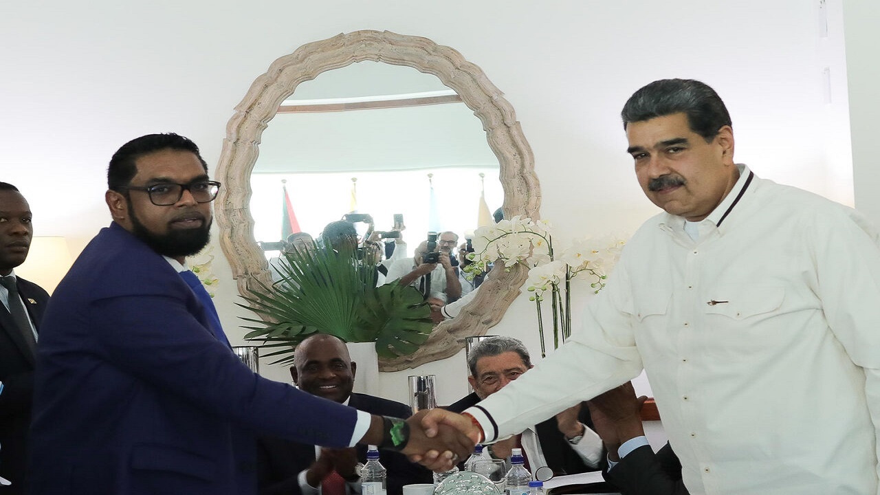 توافق ونزوئلا و گویان در پرهیز از درگیری برای حل اختلافات