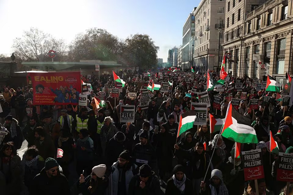 تظاهرات در حمایت از مردم غزه