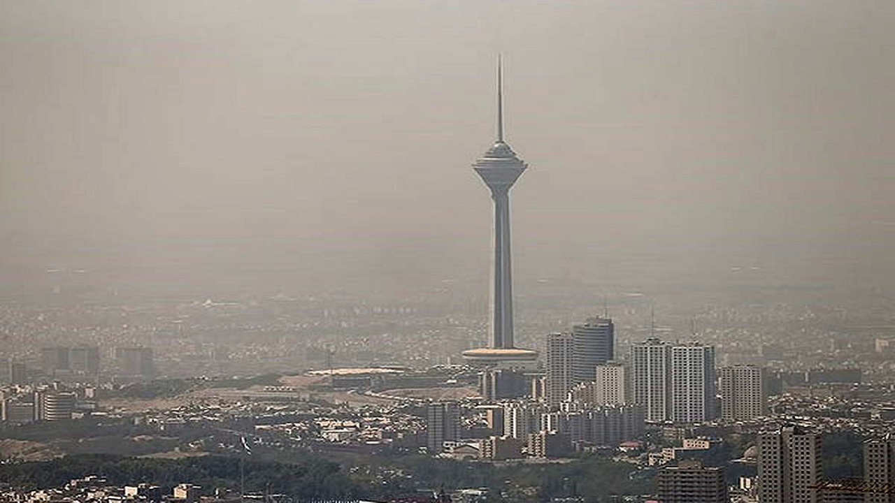 ناسالم بودن هوای تهران برای گروه‌های حساس