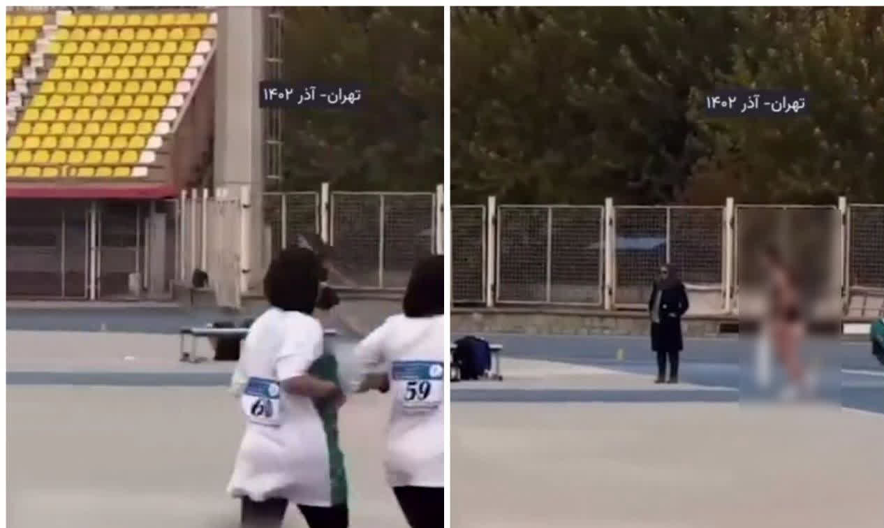 پوشش بد ورزشکاران زن خارجی در مسابقات دوومیدانی تهران