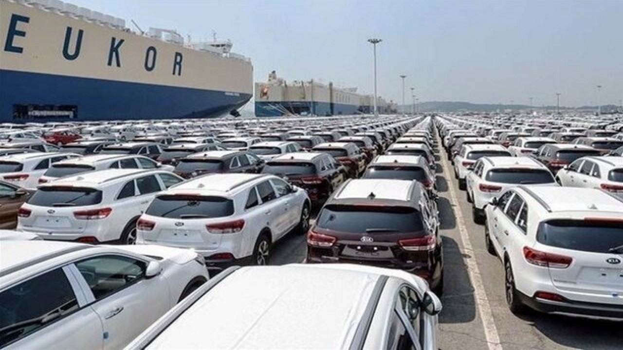واردات ۳۴۸۸ دستگاه خودرو سواری به کشور در ۸ ماهه امسال