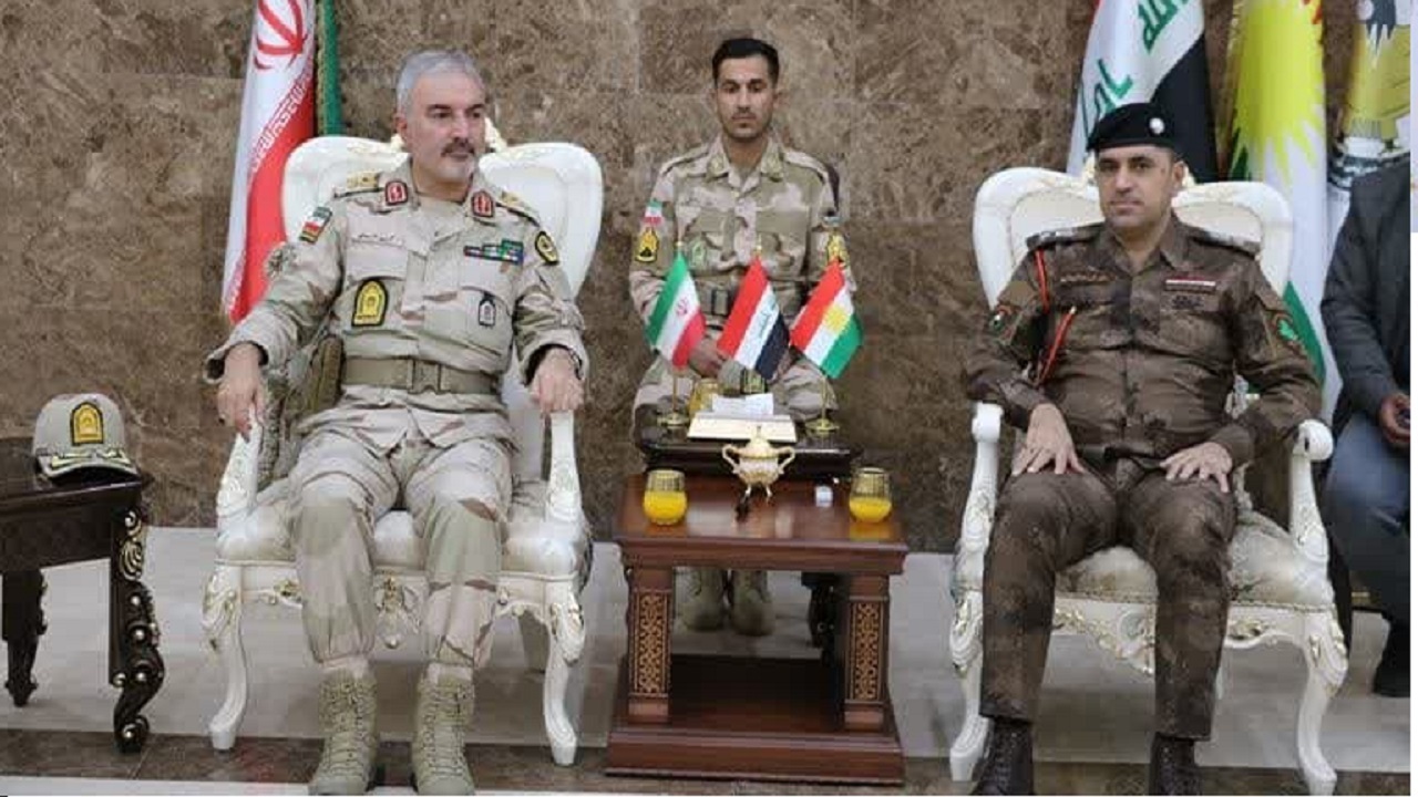 ملاقات فرمانده مرزبانی استان آذربایجان غربی با همتای عراقی