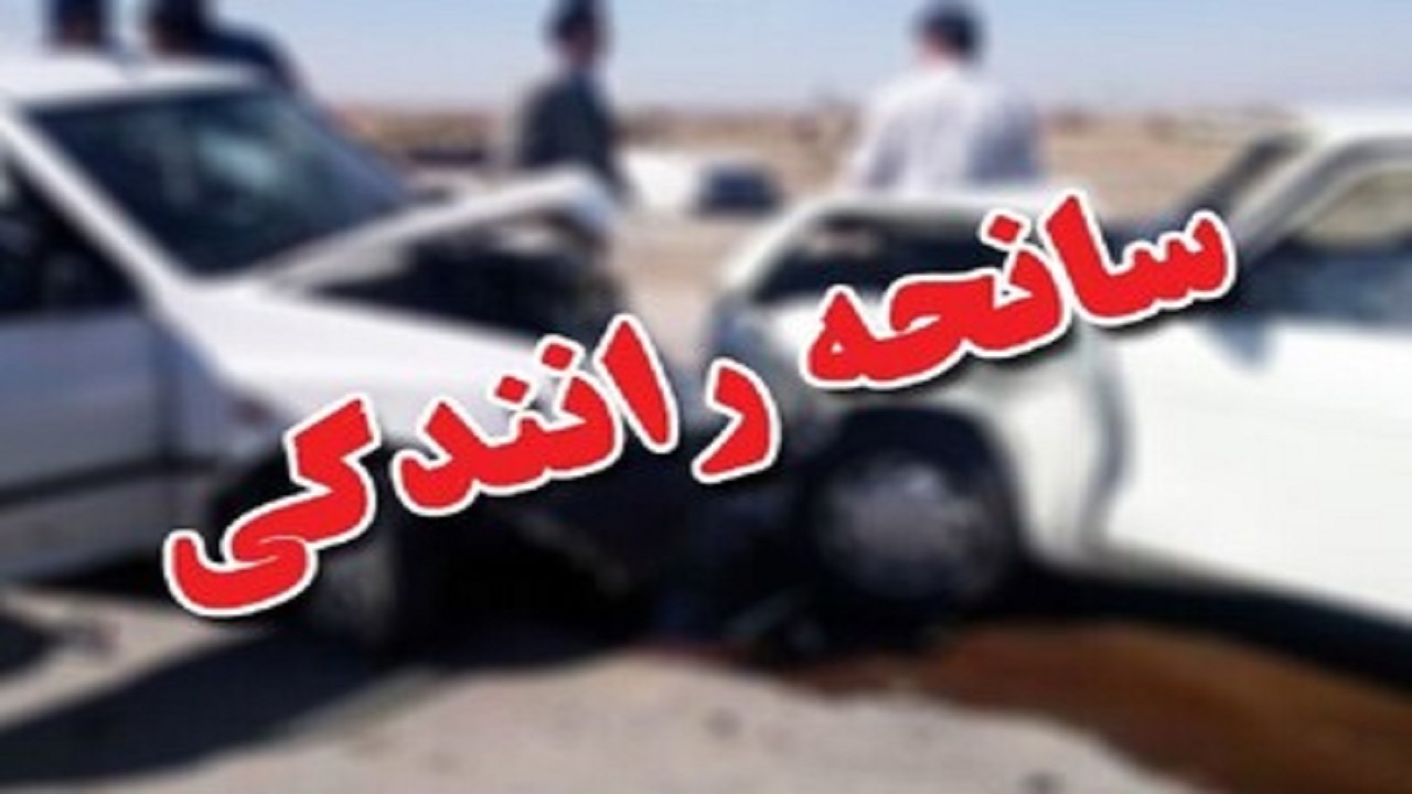 تصویری از حادثه رانندگی در نخستین روز از سال در مشهد