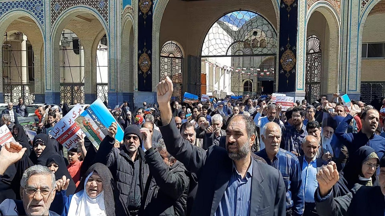 راهپیمایی مردم اصفهان درحمایت از مردم غزه