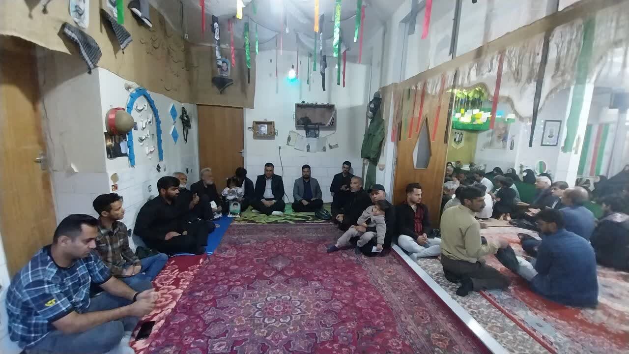 ضیافت افطاری به همراه خانواده شهدای کرمان