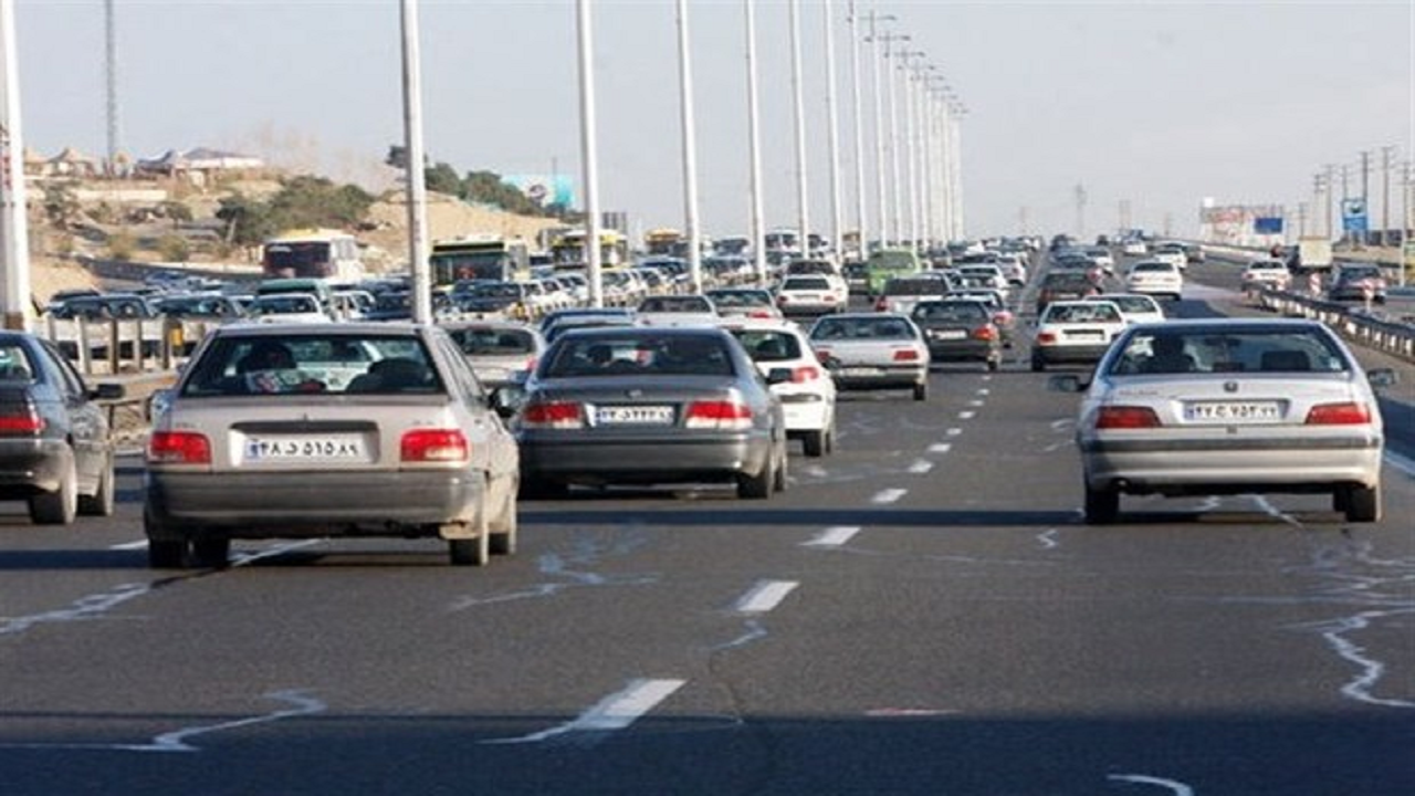 افزایش تردد در جاده‌ها در روز‌های پایانی تعطیلات نوروزی