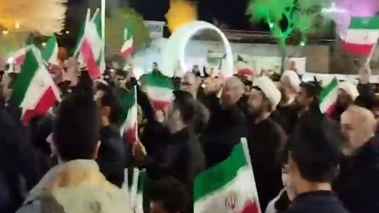 تجمع شبانه مردم تبریز در محکومیت رژیم صهیونیستی