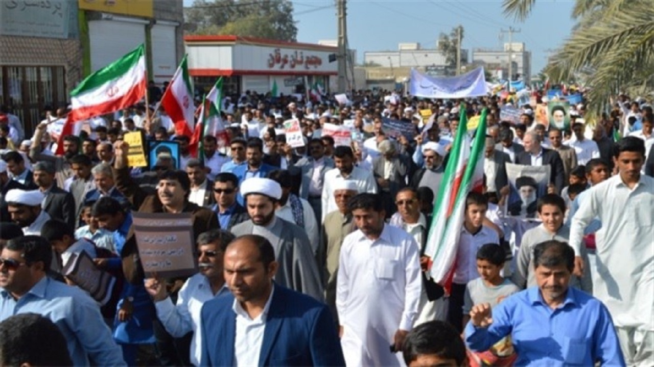 برگزاری راهپیمایی روز جهانی قدس در بیش از ۶۰ نقطه سیستان و بلوچستان