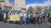 باشگاه خبرنگاران -کلیمیان ایران در راهپیمایی قدس جنایات صهیونیست‌ها را محکوم کردند