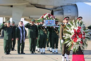 مراسم استقبال و تشریفات نظامی از پیکر سرلشکر شهید زاهدی