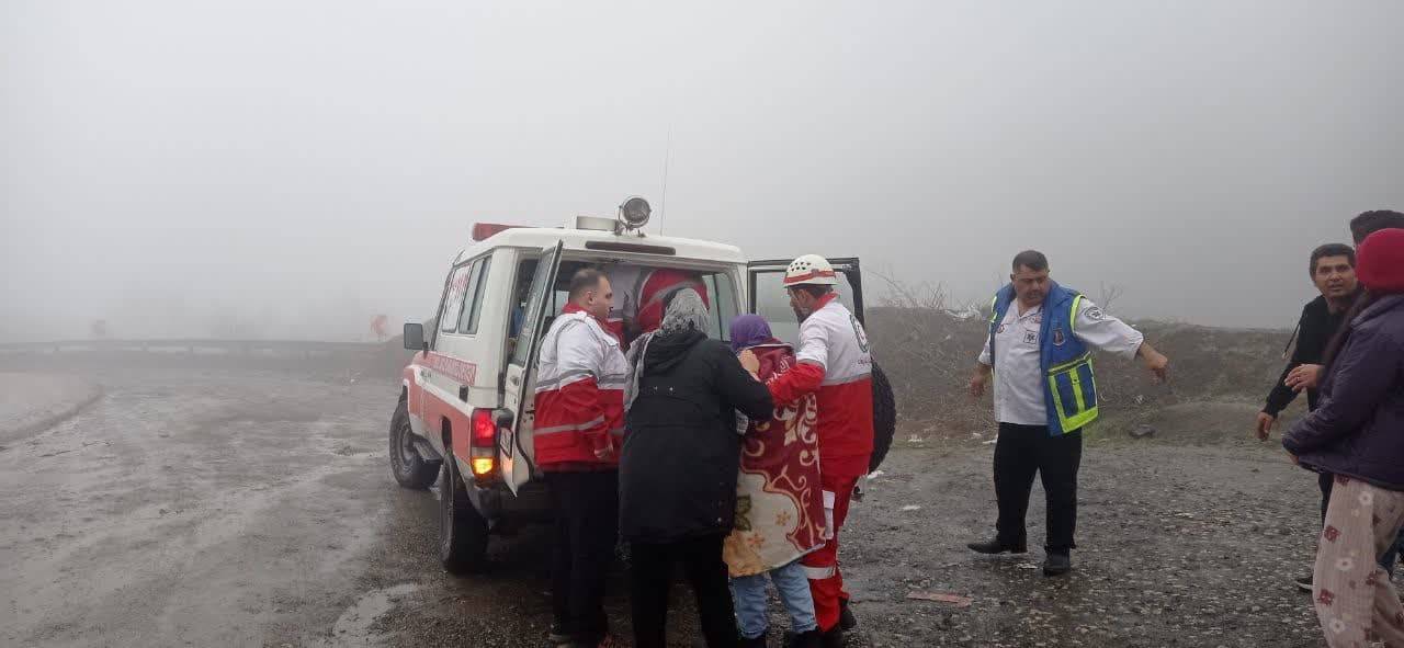 امدادرسانی به ۱۱ حادثه جاده‌ای توسط هلال احمر استان اردبیل
