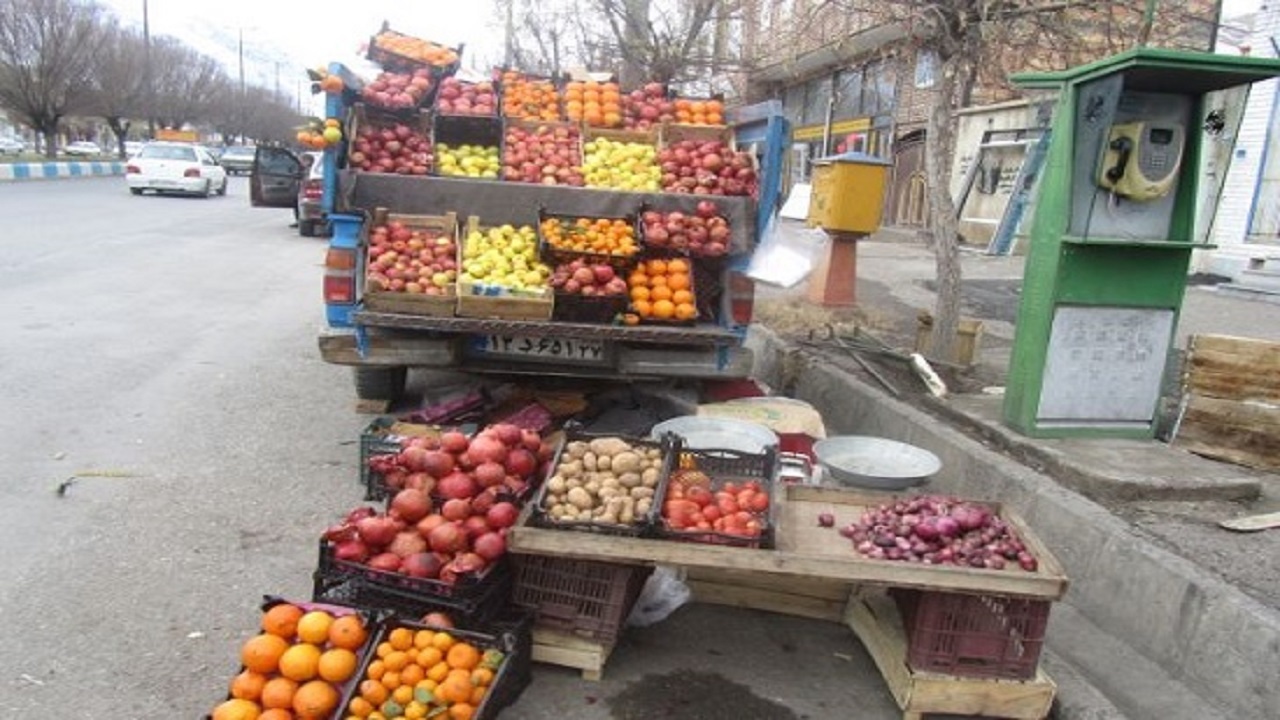 نابسامانی وانت‌های میوه‌فروشی مصداق تضییع حقوق عامه است