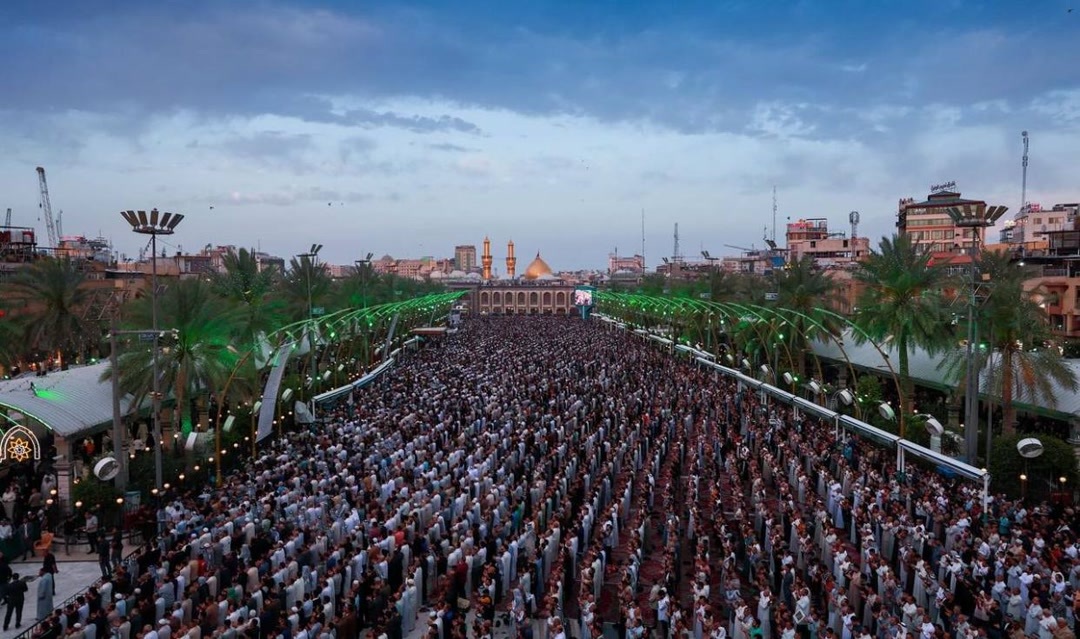 نماز عید فطر در بین‌الحرمین برگزار شد + عکس 2