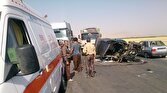 باشگاه خبرنگاران -تصادف سه خودرو در جنوب کرمان ۱۰ مصدوم برجا گذاشت