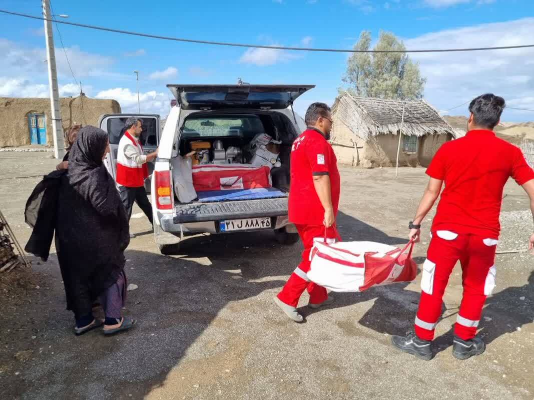 امدادرسانی هلال احمر کرمان به بیش ۱۵۰۰ نفر متاثر از سیل