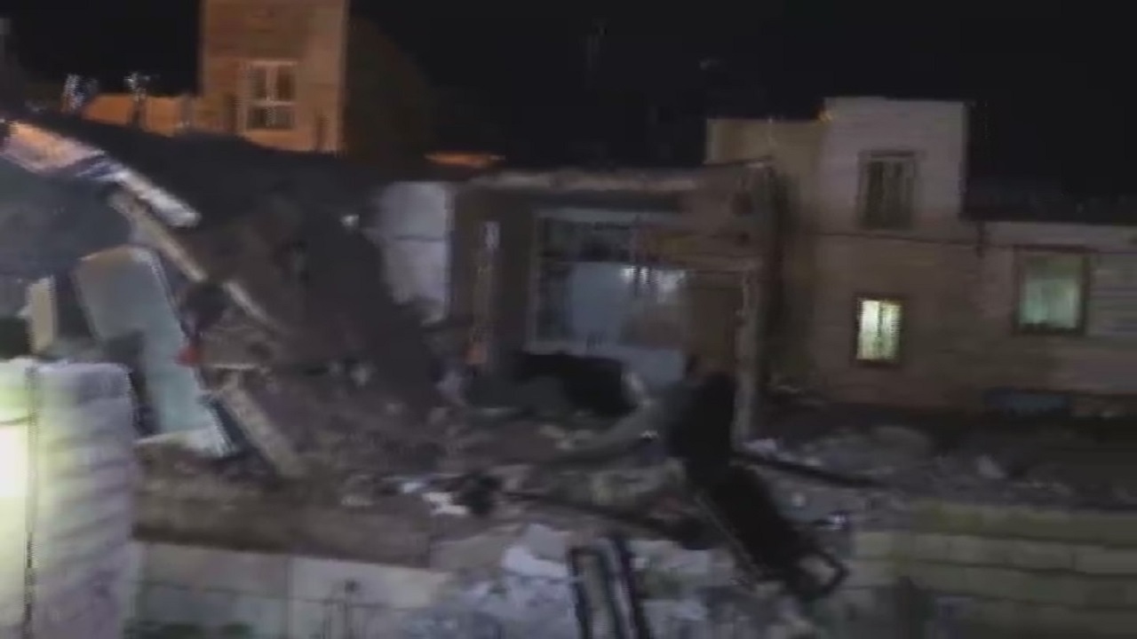 یک مصدوم در حادثه انفجار گاز در اقبالیه+ فیلم