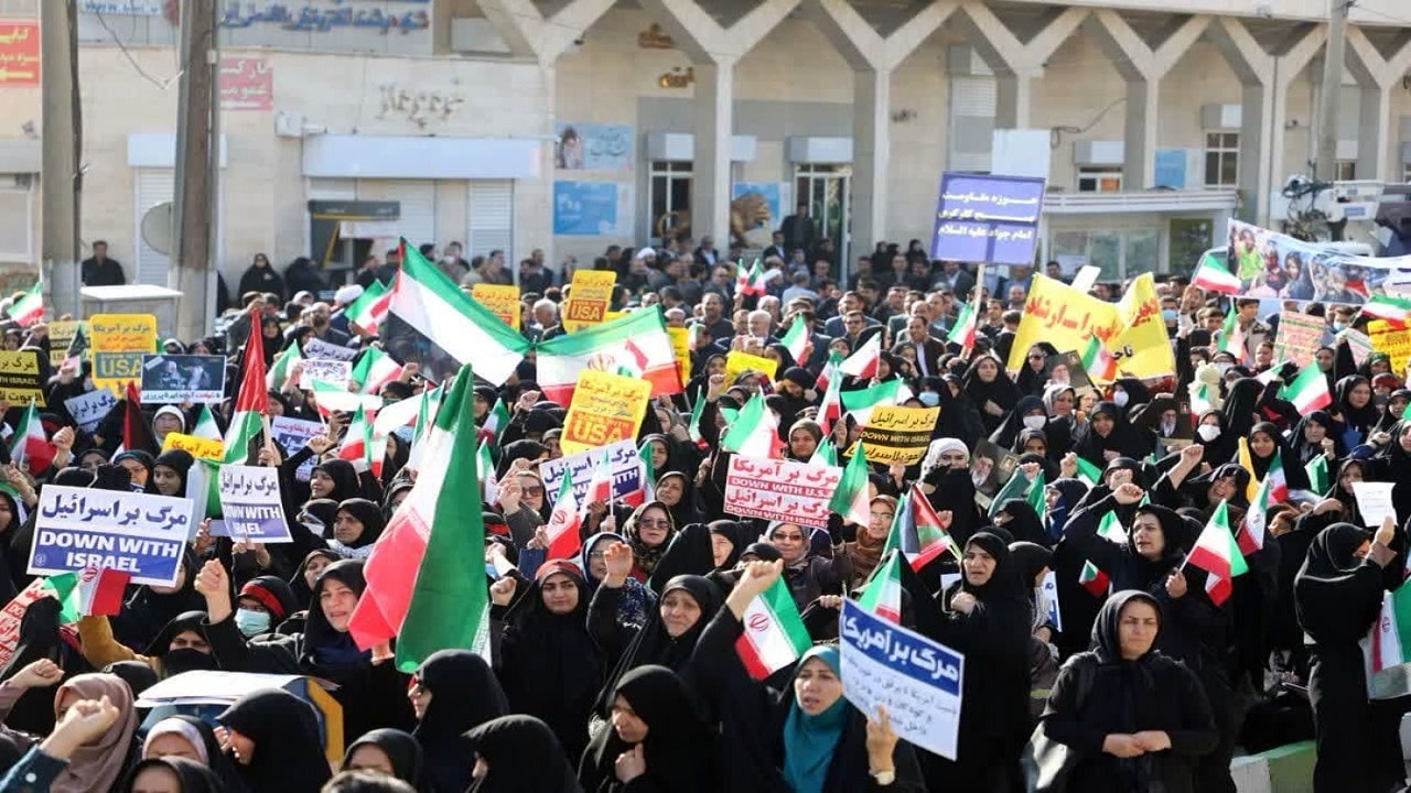 راهپیمایی مردم اصفهان در حمایت از مردم غزه