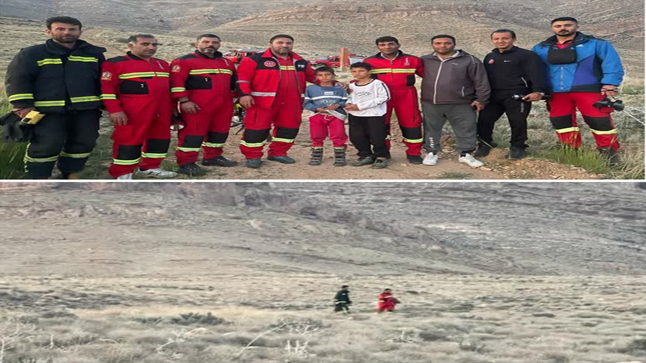 تلاش آتش نشانان شیرازی جهت جستجو و نجات ۲ کودک