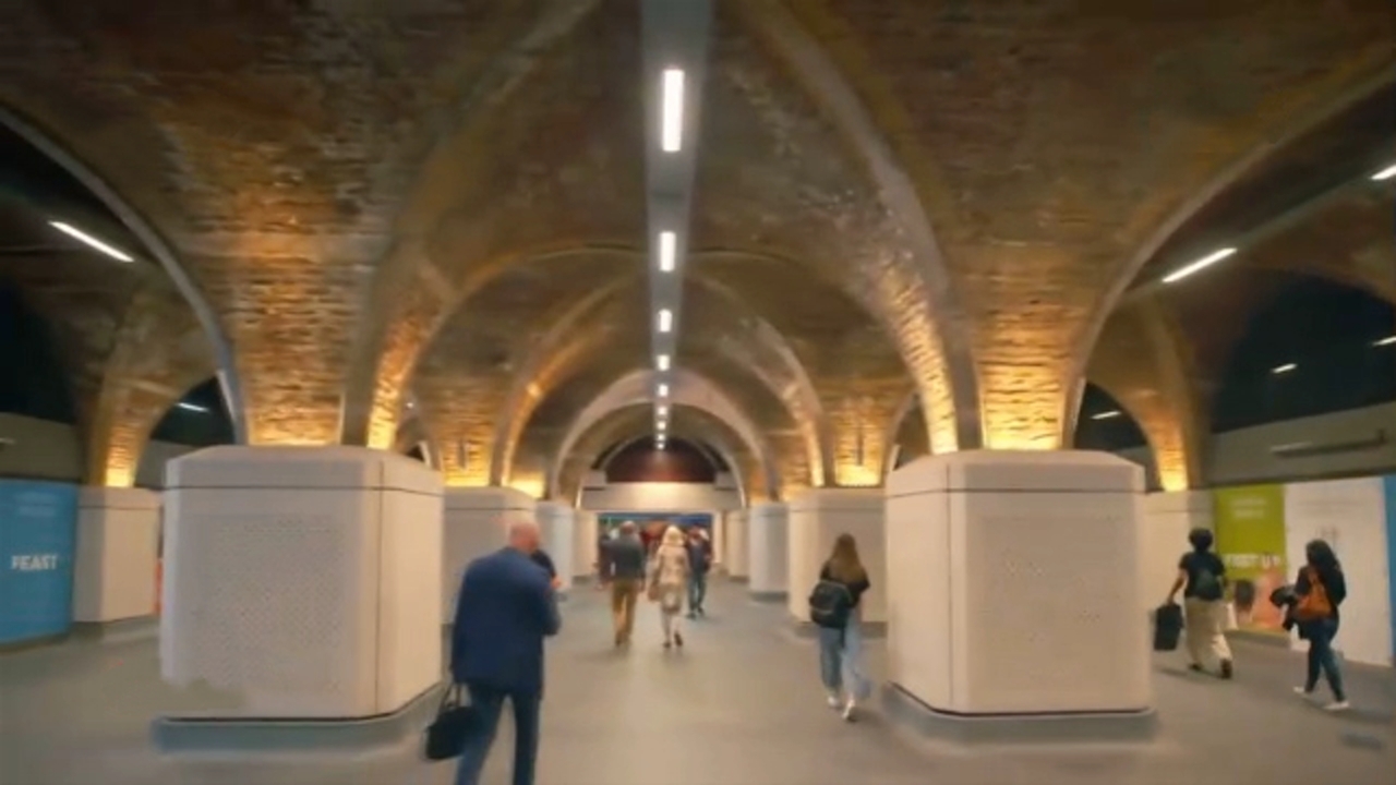 نوسازی یک ایستگاه راه آهن فرسوده در لندن + فیلم
