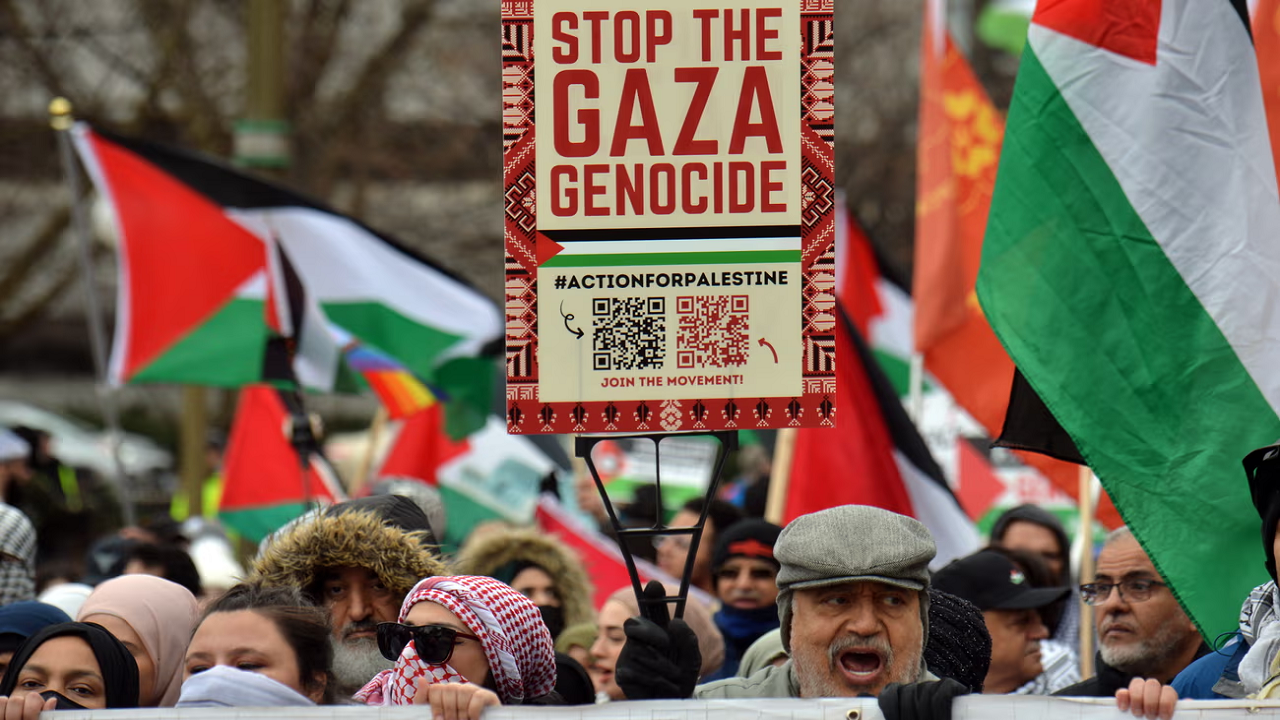 اعتصاب غذای دانشجویان در کانادا برای حمایت از غزه