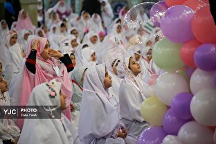 جشن تکلیف دانش آموزان دختر در رشت