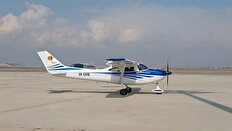 اولین تاکسی هوایی کرج - زنجان به زمین نشست