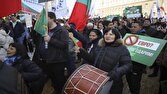 باشگاه خبرنگاران -خشونت پلیس برابر تظاهرات حامیان عدم الحاق بلغارستان به منطقه یورو