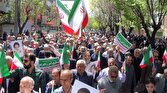باشگاه خبرنگاران -راهپیمایی همدانی ها در حمایت از عملیات «وعده صادق»
