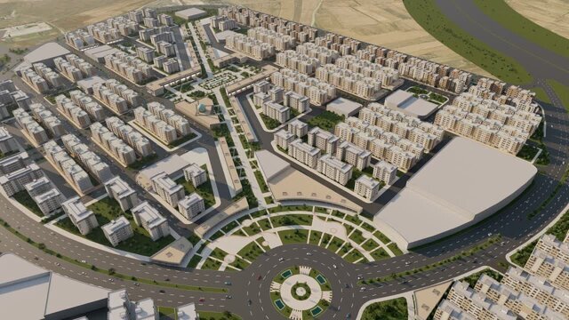 طراحی هشت محله برای شهرک پرواز همدان