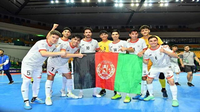 باشگاه خبرنگاران -شادی مردم از صعود تیم فوتسال افغانستان به جام جهانی + فیلم