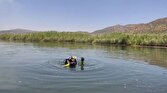 باشگاه خبرنگاران -تداوم عملیات جست و جو برای یافتن کودک غرق شده در رودخانه خرسان